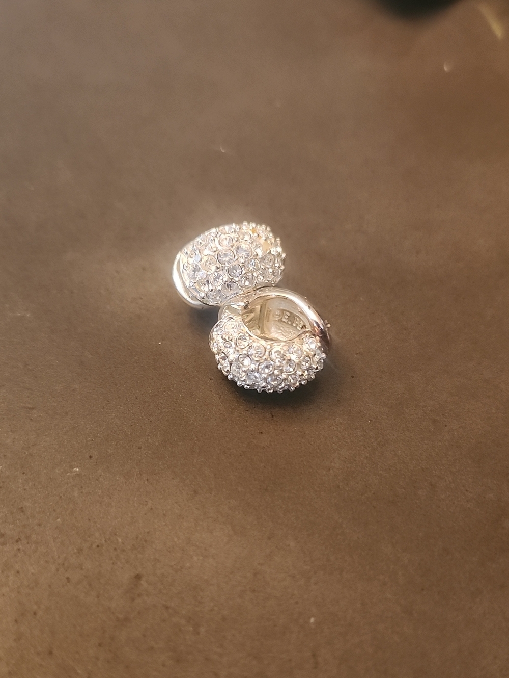 Erwin Pearl Nieman Marcus- Pave Clip On Earrings
